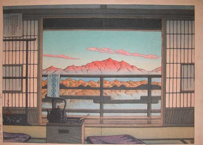 japancoll-p1800-hasui-morning-at-hot-spring-inn--shiobara-10007昭和２１・・巴水「湯宿の朝（塩原新湯）」