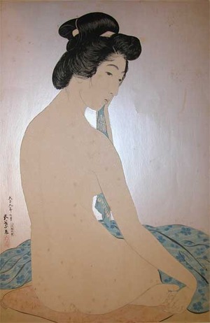 japancoll-p2800-goyo-woman-after-the-bath-9466大正０９・07・橋口五葉「浴後之女」