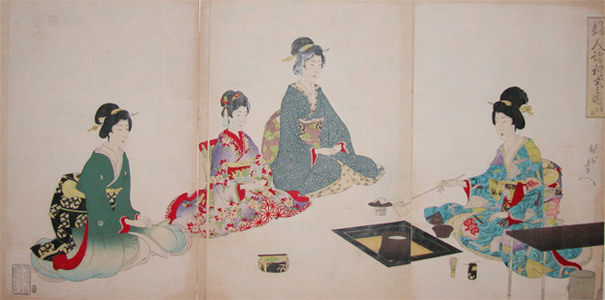 japancoll-p425-chikanobu-tea-ceremony-6057明治３３・周延「婦人諸礼式之図」