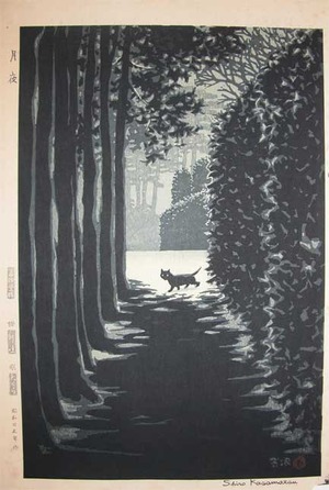 japancoll-p625-shiro-moonlit-night-10587昭和２５・紫浪「月夜」