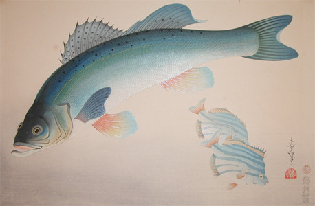 japancoll-p875-bakufu-japanese-sea-bass-6772昭和１４・大野麦風