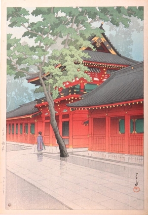 Kawase Hasui: Sano Shrine After the Rain - Art Gallery of Greater Victoria