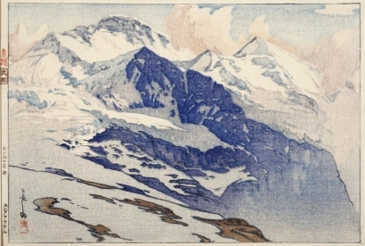 吉田博: The Jungfrau - Art Gallery of Greater Victoria
