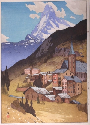 吉田博: The Matterhorn - Art Gallery of Greater Victoria