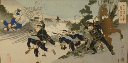 Watanabe Nobukazu: The Japanese Second Army Attacks Port Arthur - Art Gallery of Greater Victoria