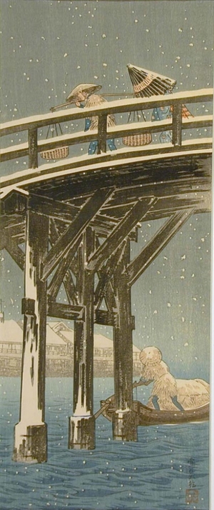 Shotei Takahashi: Bridge with Snow - Art Gallery of Greater Victoria