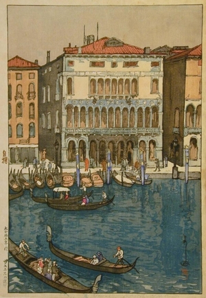 吉田博: A Canal in Venice - Art Gallery of Greater Victoria