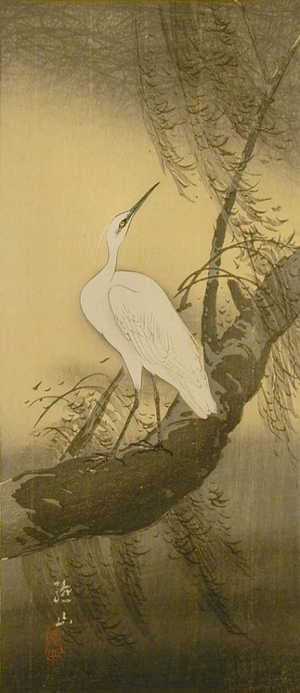 Ito Sozan: White Egret - Art Gallery of Greater Victoria