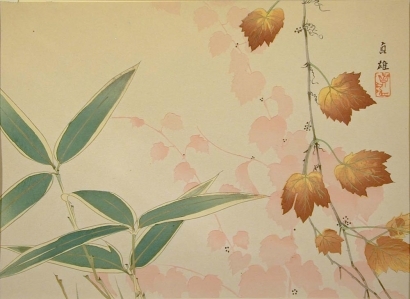 Watanabe Sadao: Boston Ivy and Bamboo - Art Gallery of Greater Victoria