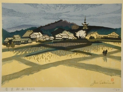 Junichiro Sekino: Rice Field near Nara - Art Gallery of Greater Victoria