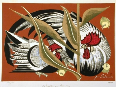 Junichiro Sekino: Mr Rooster and Mrs Hen - Art Gallery of Greater Victoria
