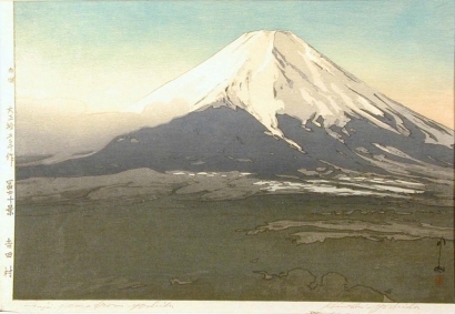 Yoshida Hiroshi: Fujiyama from Yoshida - Art Gallery of Greater Victoria