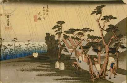 Utagawa Hiroshige: Oiso, Tora Ga-Ame - Art Gallery of Greater Victoria