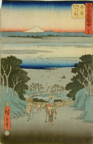 Utagawa Hiroshige: From 53 Famous Scenes, no.25 - Art Gallery of Greater Victoria