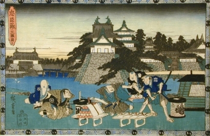 Utagawa Hiroshige: Tale of the Forty-Seven Ronin Act III - Art Gallery of Greater Victoria