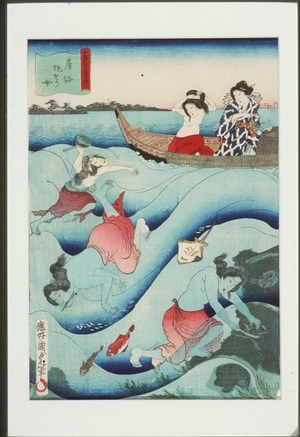 Utagawa Kunisada II: Abalone Divers - Art Gallery of Greater Victoria