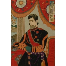 豊原周延: Emperor Meiji in Western Dress - Art Gallery of Greater Victoria