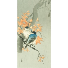 Yoshimoto Gesso: Bluebirds in Rain - Art Gallery of Greater Victoria