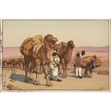 吉田博: Caravan from Afganistan - Art Gallery of Greater Victoria