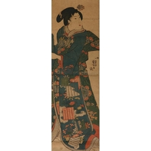 Utagawa Kuniyoshi: Standing Beauty - Art Gallery of Greater Victoria