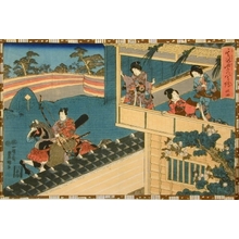 Japanese Print "Geishas and Samurai" by Utagawa Kunisada, 歌川国貞 (Utagawa Kunisada )