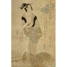 Kikugawa Eizan: Maiden Washing - Art Gallery of Greater Victoria