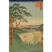 Utagawa Hiroshige: Elder's Tea Shop, Megura - Art Gallery of Greater Victoria