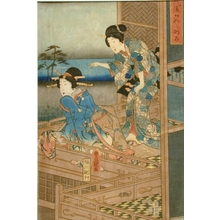 Utagawa Kunisada: Two Women on Balcony - Art Gallery of Greater Victoria