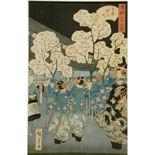 Utagawa Hiroshige II, 二歌川広重 (Utagawa Hiroshige II)による浮世絵「Naka Sector in the Yoshiwara」