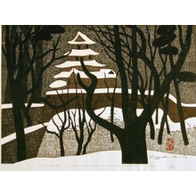 Kiyoshi Saito: Winter in Tsuruga-jyo Aizu Wakamatsu - Art Gallery of Greater Victoria