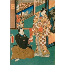 Utagawa Kunisada: Two Men - Art Gallery of Greater Victoria