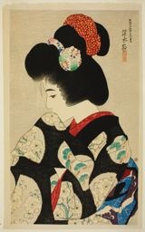 Ito Shinsui: Thinking of the Coming Spring, from the series 