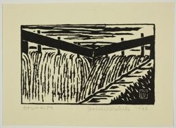 Hiratsuka Un'ichi: Locks on the C O Canal (Kanaru no suimon) - Art Institute of Chicago