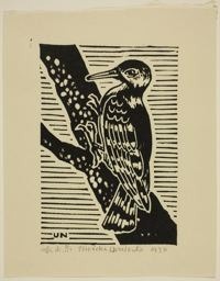 Hiratsuka Un’ichi: Woodpecker - シカゴ美術館