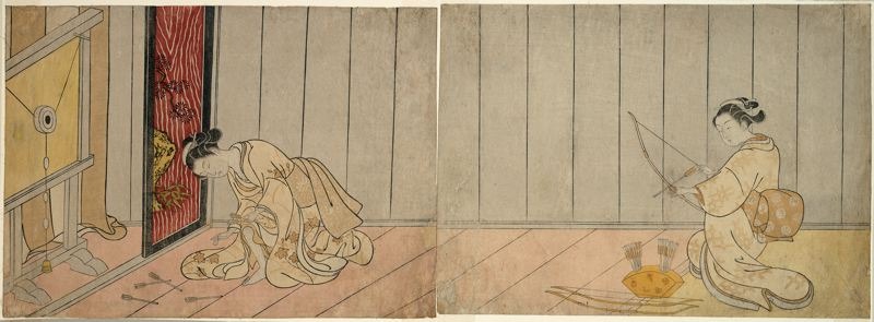 Suzuki Harunobu: The Archery Ground - Art Institute of Chicago