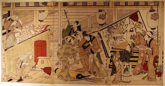 Kitagawa Utamaro: Susuhaki (House Cleaning) - Art Institute of Chicago