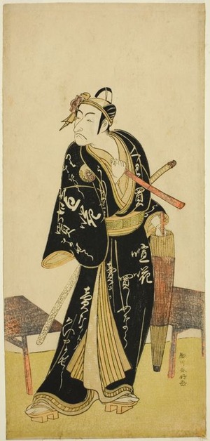 勝川春好: The Actor Ichikawa Danjuro V as Sukeroku in the Joruri 