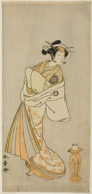 Katsukawa Shunsho: The Actor Nakamura Noshio I as the Spirit of the Courtesan Takao, in the Shosagoto Dance Sequence 