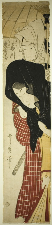 Kitagawa Utamaro: The flight of the lovers, Umegawa and Chubei - Art Institute of Chicago