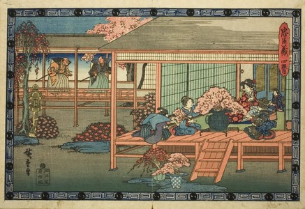 Utagawa Hiroshige: Scene from Act IV of The Revenge of the Loyal Retainers - Art Institute of Chicago
