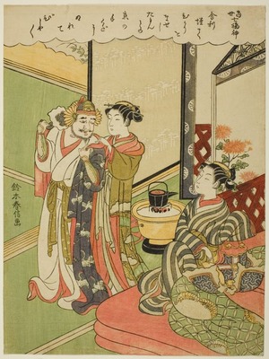 Suzuki Harunobu: Tamon, from the series 