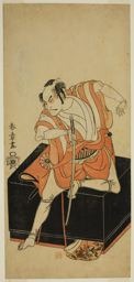 Katsukawa Shunsho: The Actor Nakamura Nakazo I as Izu no Jiro Disguised as Kemmaku no Sabu in the Play Edo-zakura Sono Omokage, Performed at the Nakamura Theater in the Fifth Month, 1769 - Art Institute of Chicago