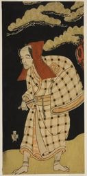 勝川春章: The Actor Arashi Otohachi I as Numataro Kyusei Disguised as the Burglar Ipponzaemon in the Play Otokoyama Yunzei Kurabe, Performed at the Ichimura Theater in the Eleventh Month, 1768 - シカゴ美術館