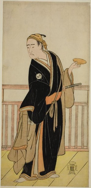 Katsukawa Shunsho: The Actor Ichikawa Yaozo III as Oboshi Yuranosuke in the Play Kanadehon Chushingura, Performed at the Nakamura Theater in the Fifth Month, 1786 - Art Institute of Chicago