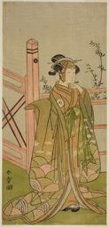 勝川春章: The Actor Iwai Hanshiro IV in an Unidentified Role - シカゴ美術館
