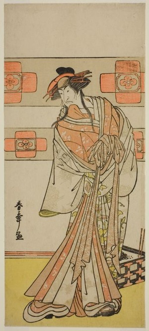 Katsukawa Shunsho: The Actor Ichikawa Monnosuke II as the Ghost of the Renegade Monk Seigen in the Play Edo no Hana Mimasu Soga, Performed at the Nakamura Theater in the Second Month, 1783 - Art Institute of Chicago