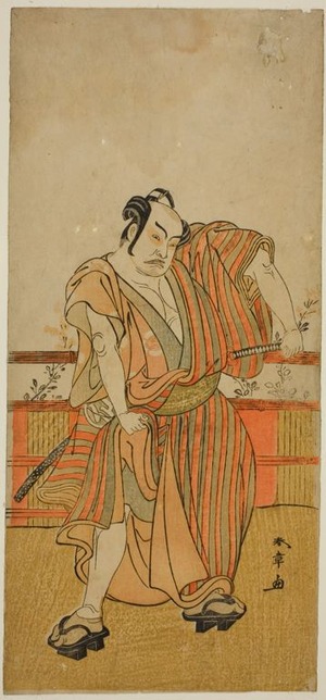 Katsukawa Shunsho: The Actor Nakamura Sukegoro II in an Unidentified Role - Art Institute of Chicago