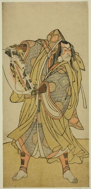 Katsukawa Shunjô: The Actor Ichikawa Danjuro V as Kazusa no Akushichibyoe Kagekiyo in the Play Edo no Hana Mimasu Soga, Performed at the Nakamura Theater in the Third Month, 1783 - シカゴ美術館