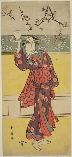 勝川春英: The Actor Segawa Tomisaburo II in an Unidentified Role - シカゴ美術館