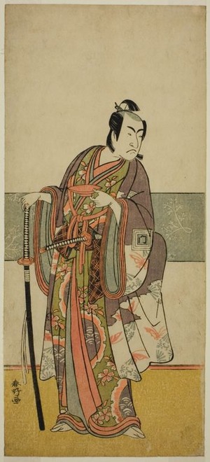 勝川春好: The Actor Ichikawa Monnosuke II in an Unidentified Role - シカゴ美術館